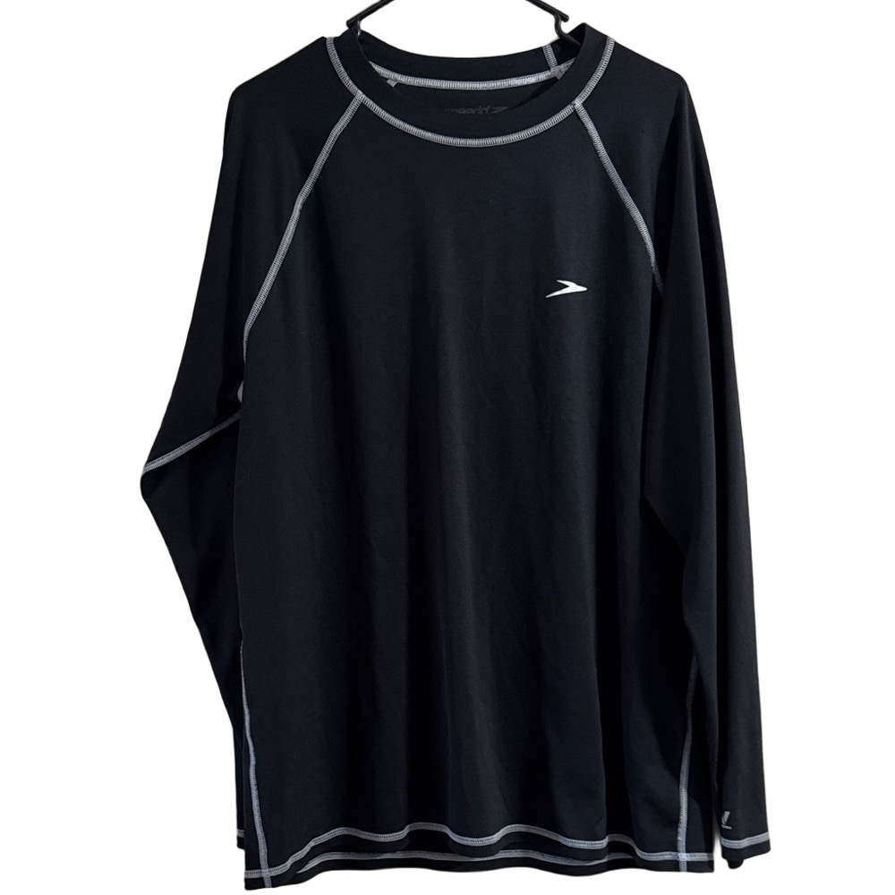 Speedo Black Long Sleeve Shirt